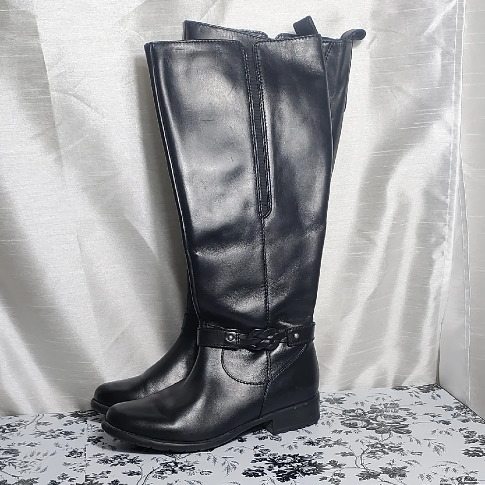 Clarks Black Over‎ the Knee Boots